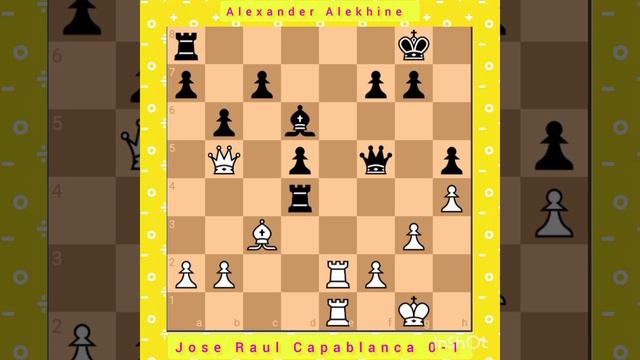 Jose Raul Capablanca vs Alexander Alekhine, #chess #chessgame смотреть онлайн