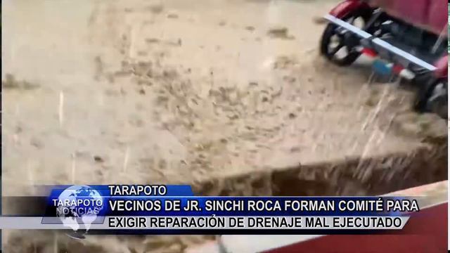 Vecinos de Jr. Sinchi Roca forman comité para exigir reparación de drenaje mal ejecutado смотреть онлайн
