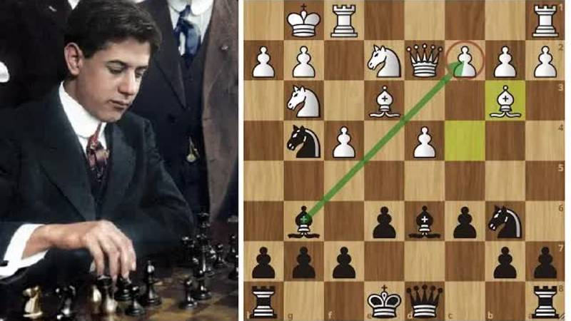 Капабланка проводит Молине удар ХОБОТОМ! Шахматы