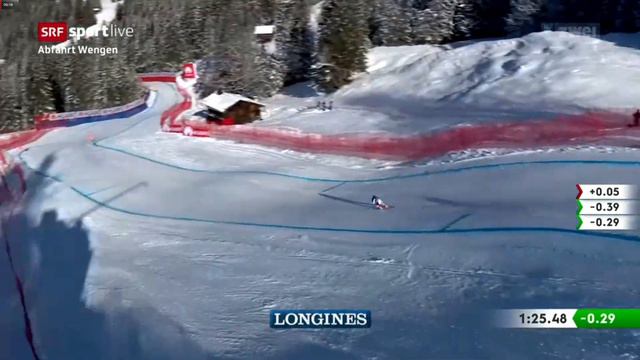 Siegesfahrt Von Beat Feuz Lauberhorn 2020 FULL HD - SRF