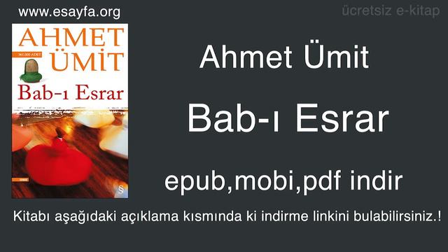 Bab-ı Esrar - Ahmet Ümit - Ekitap Indir
