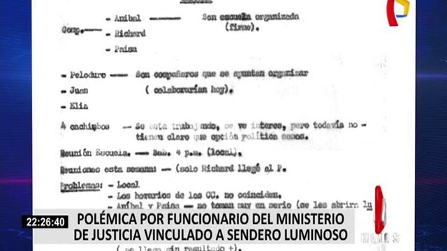 Zeballos respalda a funcionario del Minjus con antecedentes por terrorismo смотреть онлайн