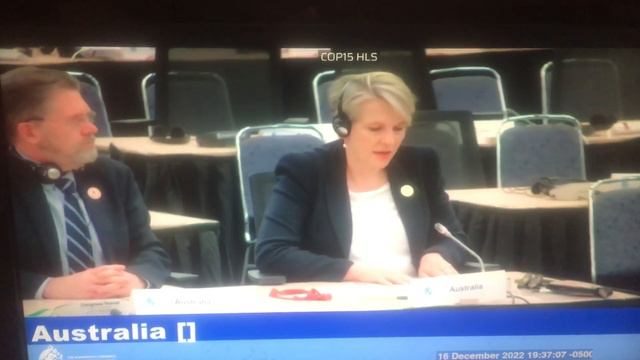 Australia’s National Statement To #COP15 #Biodiversity Conference By Tanya Plibersek For Ambition
