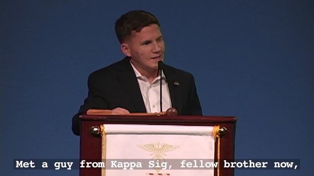Kyle Carpenter Golden Heart Acceptance