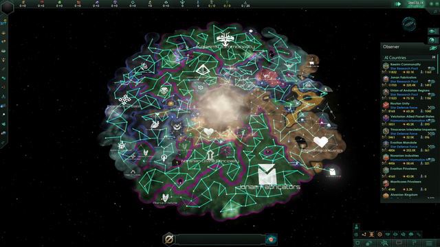 Stellaris: Random Species Runs - "Nuutan Unity" смотреть онлайн