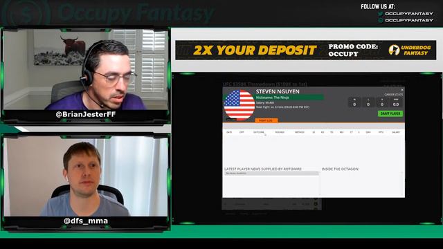 DraftKings MMA DFS: UFC Vegas 89 Best Bets, Picks, Lineup Advice, FanDuel - March 23 - LIVE Q&A!