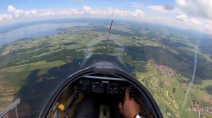 Полет на планере в Баварских Альпах ...