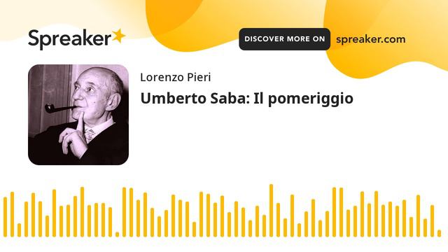 Umberto Saba: Il pomeriggio смотреть онлайн
