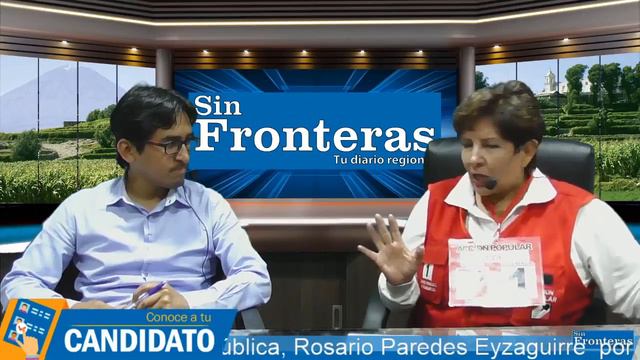 Entrevista Al Candidato Al Congreso De La República, Rosario Paredes Eyzaguirre