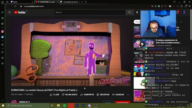 Reaccion "DORMITABIS | La versión Oscura de FNAF | Five Nights at Freddy´s" (SABINO 69) - Sarpi смотреть онлайн