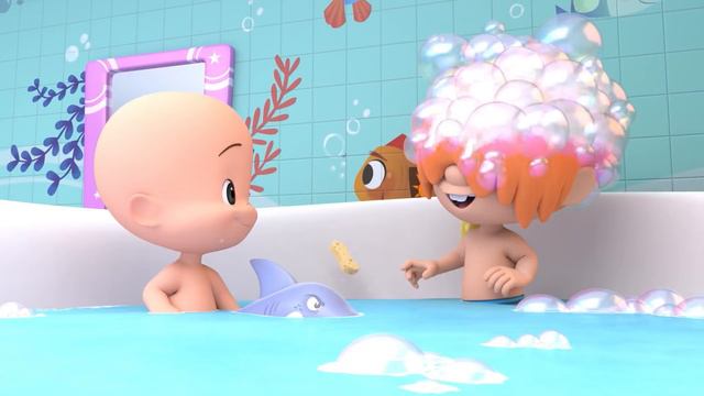 Canción del baño - Canciones infantiles con Cleo y Cuquin | Familia Telerin смотреть онлайн