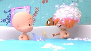 Canción del baño - Canciones infantiles con Cleo y Cuquin | Familia Telerin