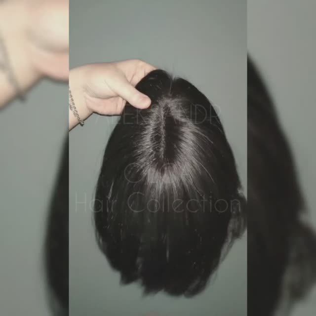 Теменная НАКЛАДКА на сетке, с Пробором #натуральнаянакладка #теменнаянакладка, #изделияизволос смотреть онлайн