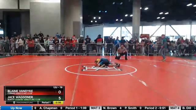 12U 78 Blaine VanDyke Conrad Wrestling Club Vs Jace Waggoner North Country Wrestling Club смотреть онлайн