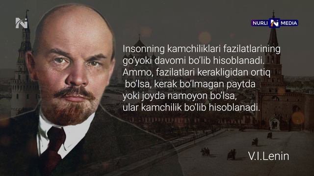 Lenindan Iqtiboslar, Hikmatli So'zlar, Ibratli Fikrlar