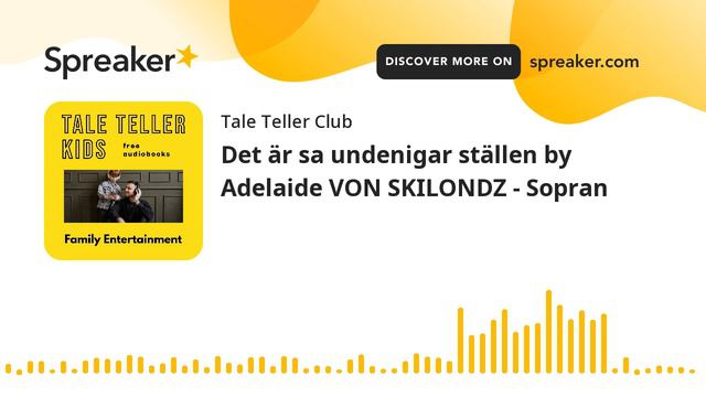 Det är Sa Undenigar Ställen By Adelaide VON SKILONDZ - Sopran