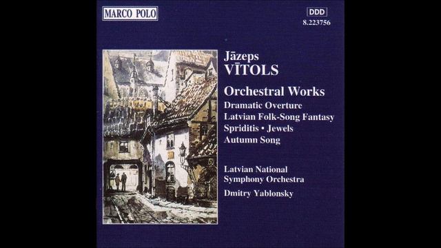 Jāzeps Vītols (1863-1948): Fantasie sur des chants Lettons for violin & orch Op.42 (1908 orch. 1910 смотреть онлайн