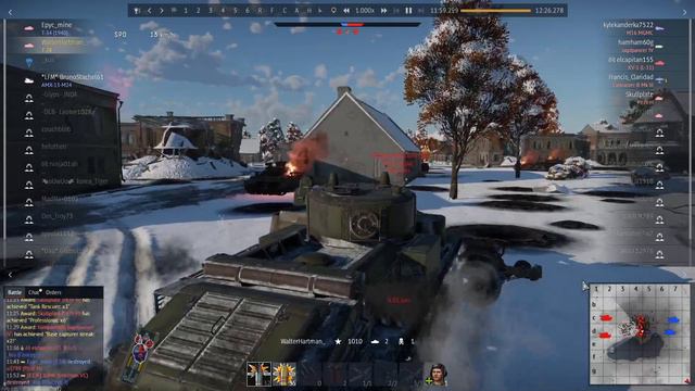 War Thunder - Russian T-28 ramming an American M16 MGMC (Multiple Gun Motor Carriage) смотреть онлайн