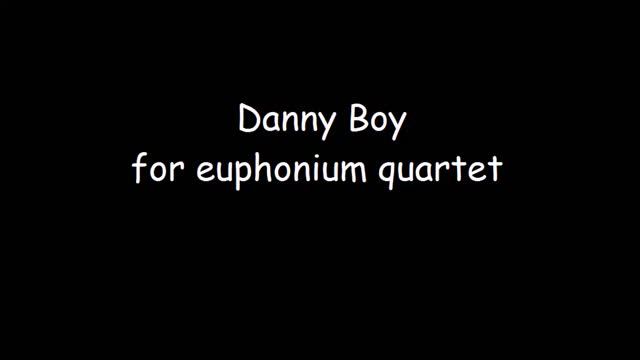 Danny Boy euphonium quartet смотреть онлайн