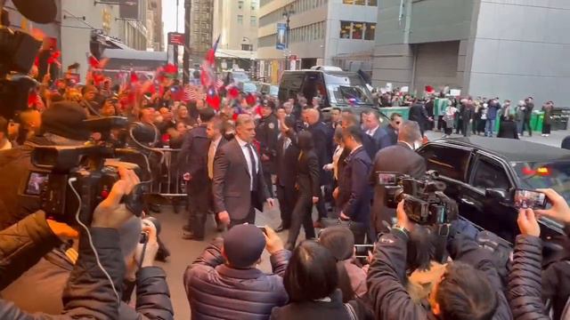 Taiwan President Tsai Ing-wen Arriving To New York