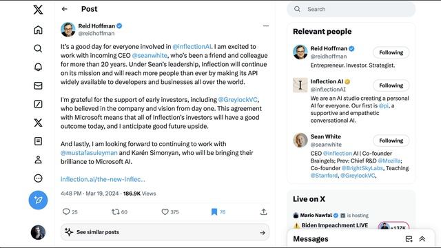 Bye Bye Pi? Inflection CEO and Team Head to Microsoft смотреть онлайн
