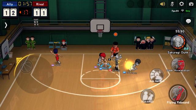 Slam Dunk Mobile Gameplay Hanamichi смотреть онлайн