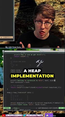 Wait.. you can WRITE a Heap? #programming #coding #lowcode смотреть онлайн