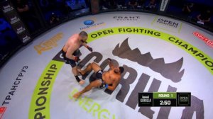 АЛЕКСАНДР СОЛДАТКИН против ЛЕОНА СОАРЕСА | МОЩНЫЙ ТЯЖ | БОЛЕВОЙ | OPEN FC 2