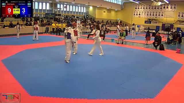 301  Leon Kalyun, WTF Lejon TKD Vs  Amal Yagublu, Östermalms Hapk &TKD 6 21