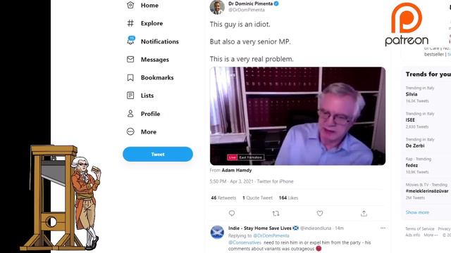 Former Brexit Negotiator David Davis Makes A Fool Of Himself On The Pandemic! смотреть онлайн