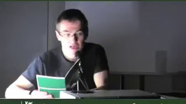 Pierre Alferi. Reading, Poetry And Multimedia. 2007 1/6