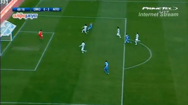 Ομόνοια-Απόλλων 3o γκολ смотреть онлайн