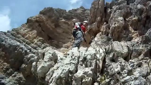 Ferrata Cesare Piazzetta 3152 m. смотреть онлайн