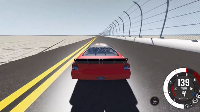 Very Bad Recreation Of Carl Edwards' 2009 Talladega Crash
