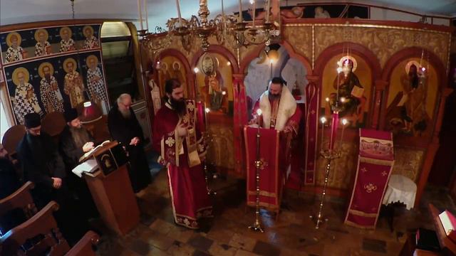 Holy Thursday Liturgy 2020 served by His Eminence Archbishop Makarios (Pantanassa Monastery) смотреть онлайн