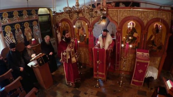 Holy Thursday Liturgy 2020 served by His Eminence Archbishop Makarios (Pantanassa Monastery)