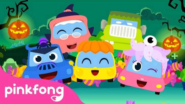 Halloween Baby Cars Are Here! | Compilation | Halloween Songs | Pinkfong Baby Shark