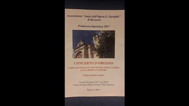 Vincenzo Bellini - Sonata - Organista Stefano Rattini