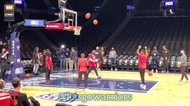 📺 Jordan Poole (+Juan Toscano-Anderson) Workout/3s At Warriors Pregame B4 Brooklyn Nets [latepost]