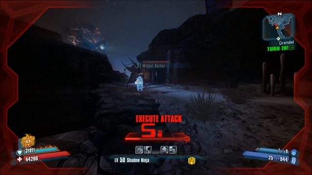 Zer0 Melee Ninja Gameplay + Build - Borderlands 2 смотреть онлайн
