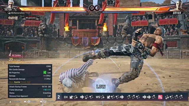 Victor Combo Guide With Button Inputs And Notations - Tekken 8