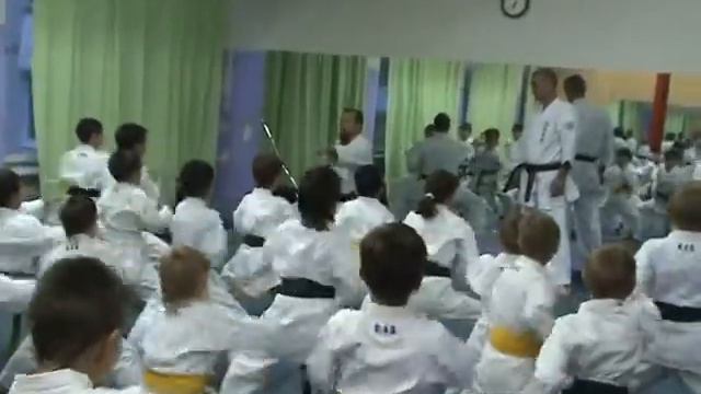 Seminar for kids, Sensei Vladimir Popovich in Moscow Okikukai Shohei ryu / Uechi ryu kei Russia смотреть онлайн