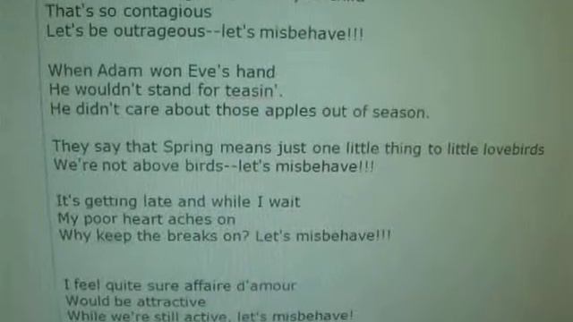 Let's Misbehave