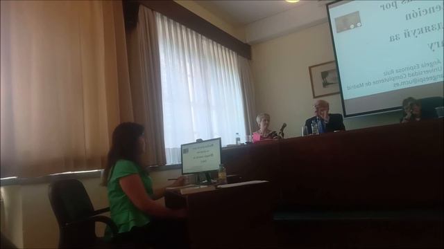 Анхела Эспіноса Руіс - абарона дысертацыі / Ángela Espinosa Ruiz - defensa de la tesis doctoral смотреть онлайн