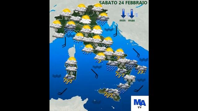 Tgmeteo Stefano Bernardi - Weekend 24 Febbraio 2024