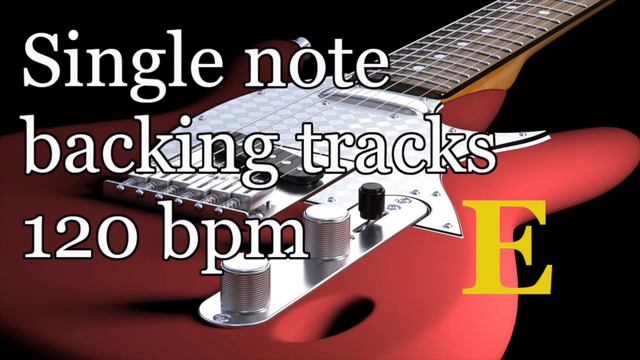 Single Note Rock Backing Track E 120 смотреть онлайн