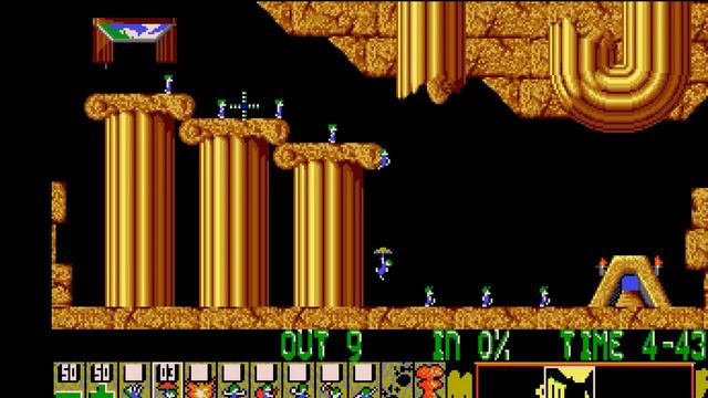 Lemmings - Level 2 - Only floaters can survive this смотреть онлайн