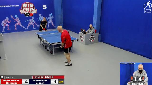 21:00 Деревинский Дмитрий 3-2 Коробейник Сергей cтол 5 ЮГ-3 03.11.21 смотреть онлайн