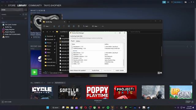 How To Mod In Gorilla Tag  #gorillatag #steam #youtube
