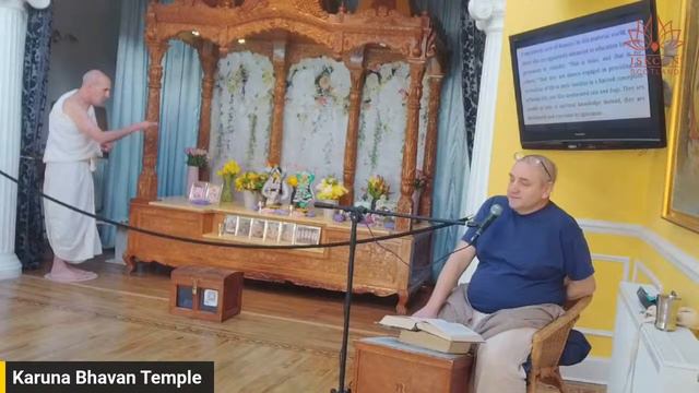 Srimad Bhagvatam class by HG Prabhupad Prana Dasa смотреть онлайн